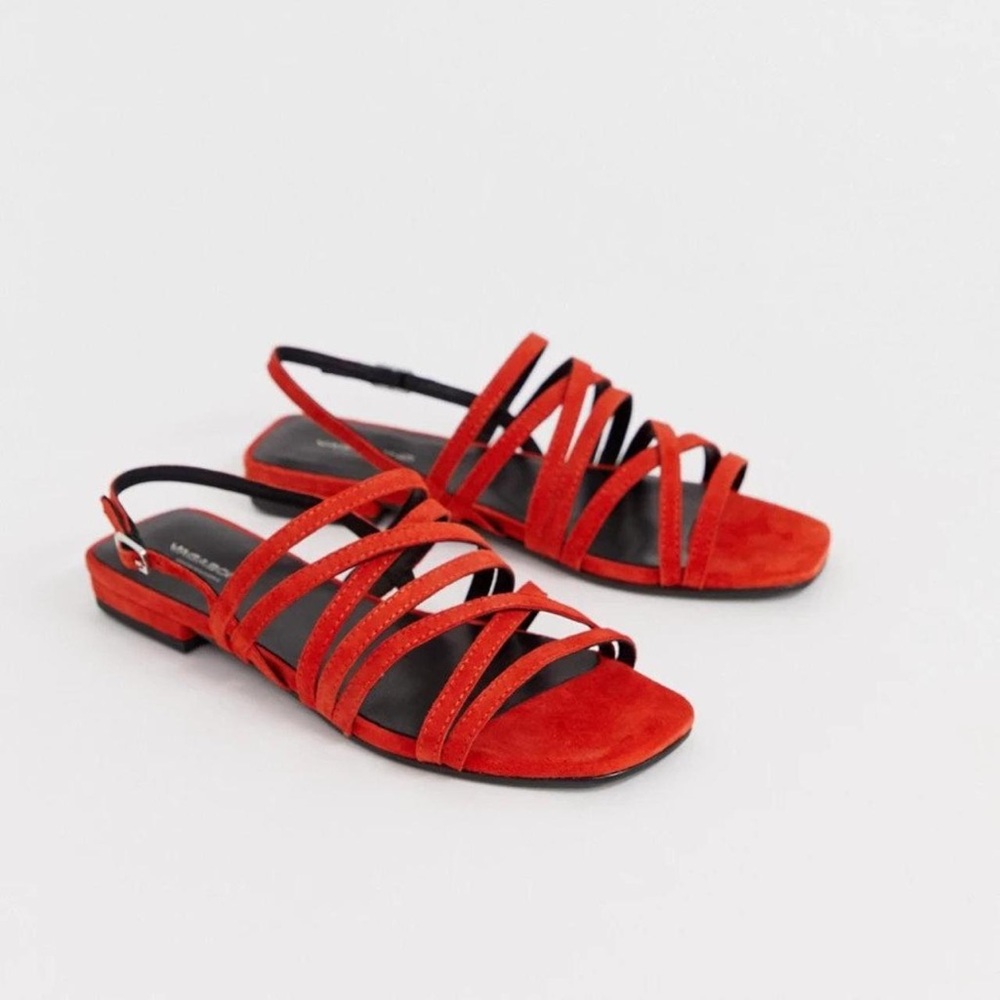 Vagabond Women's orangy-red Strappy Sandals